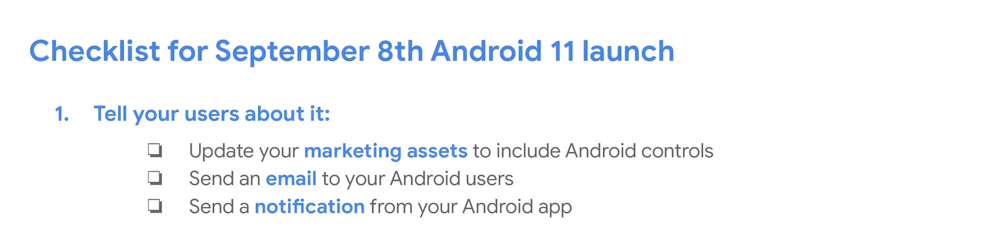 Android 11 - zakładana data premiery