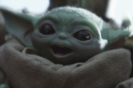 Baby Yoda w Star Wars Squadrons