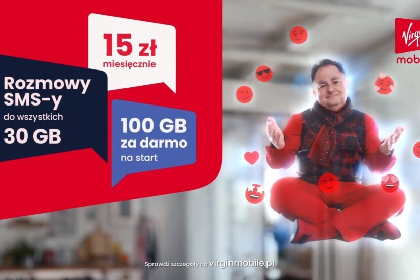 Virgin Mobile promocja GIGAMAKS za pół ceny na trzy miesiące Robert Makłowicz