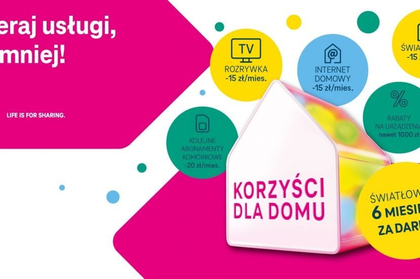 T-Mobile nowa promocja wiosna 2021 łączenie usług