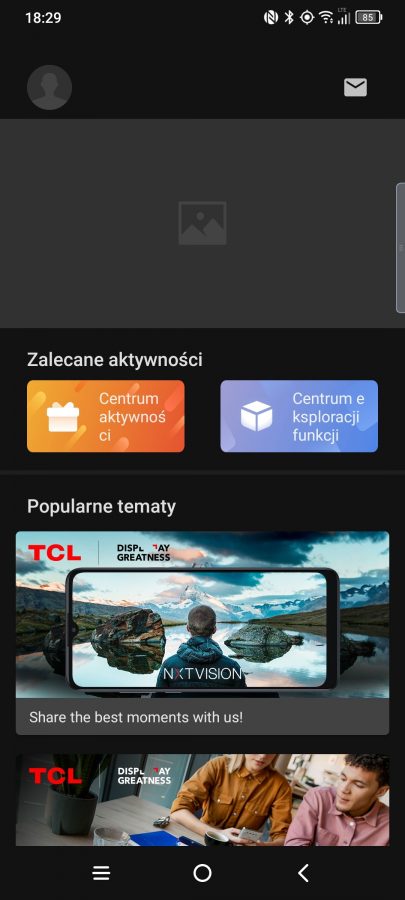 Recenzja TCL 20 Pro - System TCL UI - fot. Tabletowo.pl