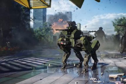 A to jest Szarik - pies robot w Battlefield 2042. Każda dobra gra przecież musi teraz mieć pieska