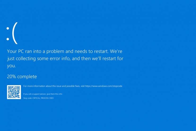 Windows 11 - blue screen of death
