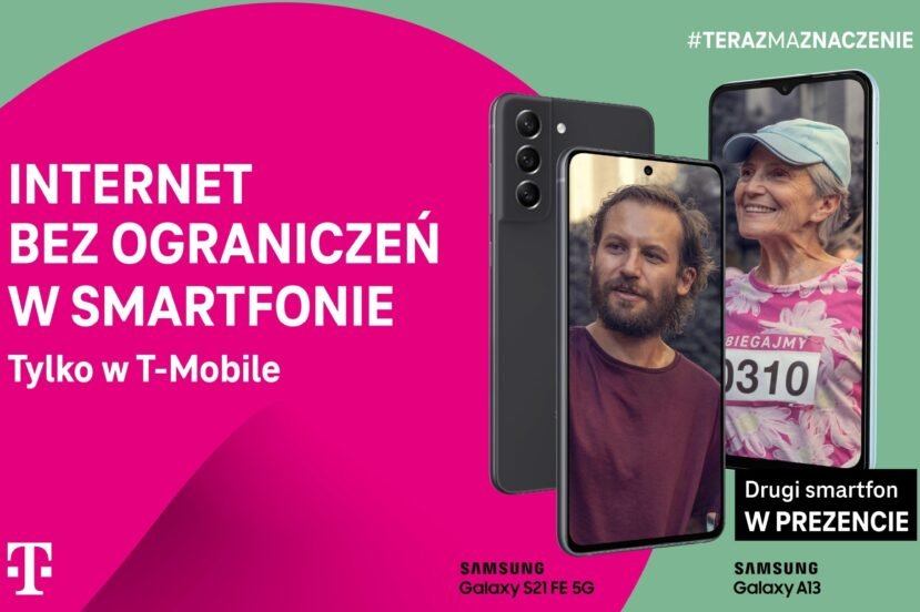 promocja T-Mobile drugi smartfon w prezencie za darmo abonament wiosna 2022