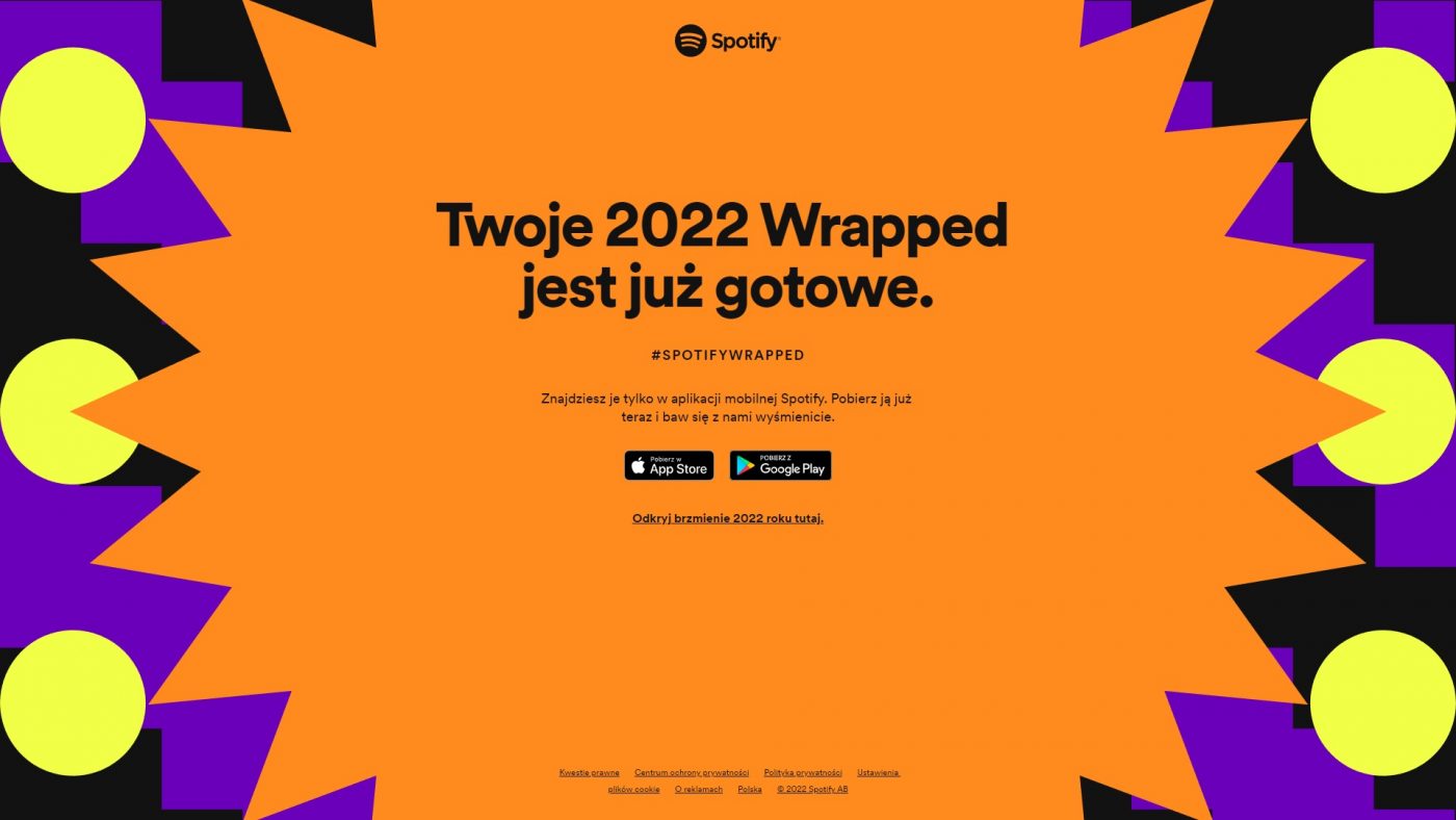 Spotify Wrapped 2022 fot. Tabletowo.pl