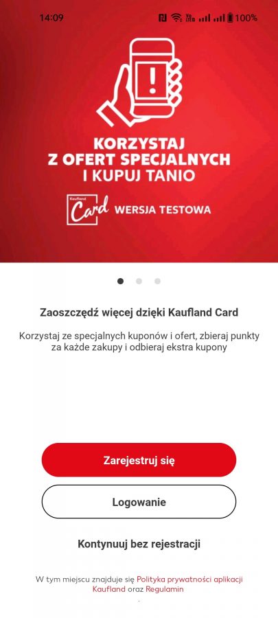 aplikacja Kaufland Card fot. Tabletowo.pl