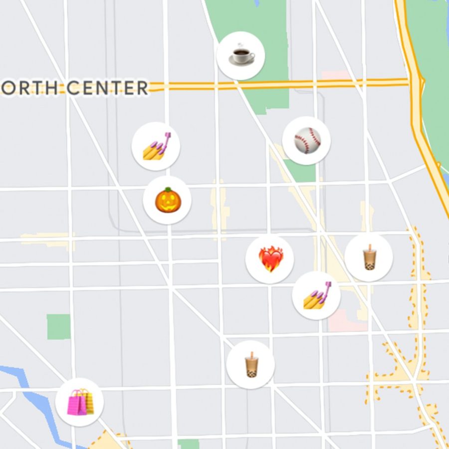Google Maps Mapy Google lista zapisanych miejsc emoji