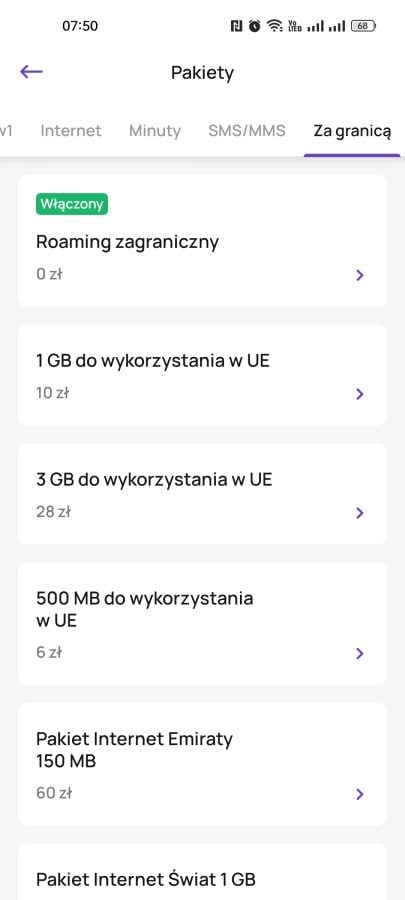 roaming zagraniczny aktywny aplikacja Play24 fot. Tabletowo.pl