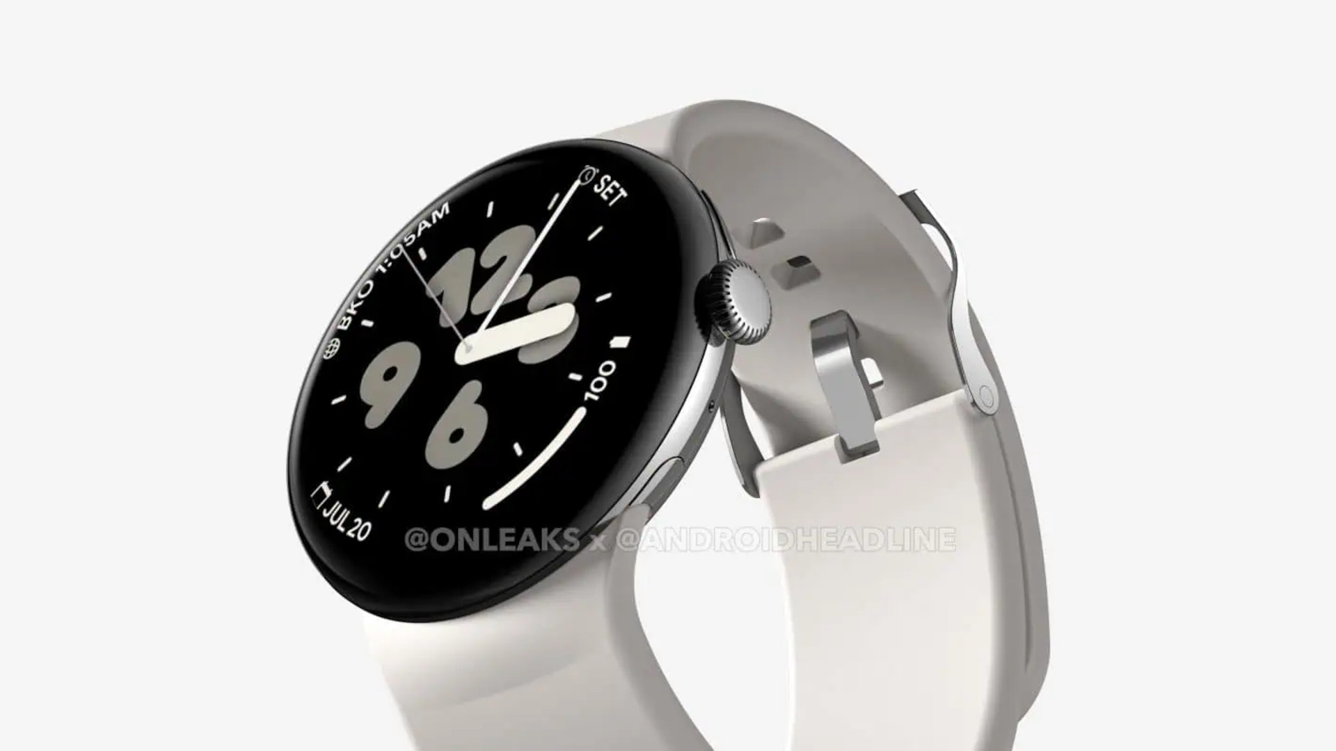 smartwatch Google Pixel Watch 3 XL render