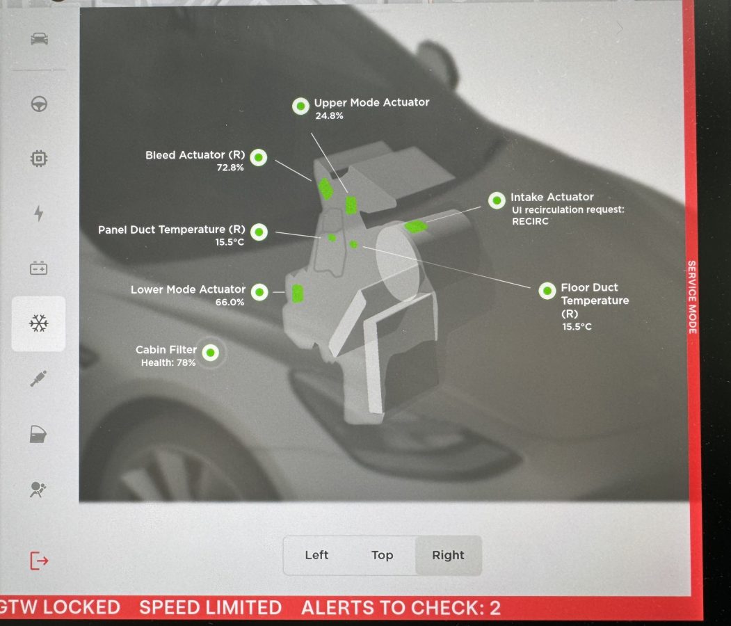 Tesla filtr kabinowy kondycja
