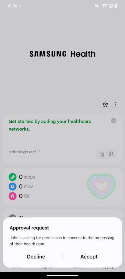 aplikacja samsung health udostępnianie danych zdrowotnych