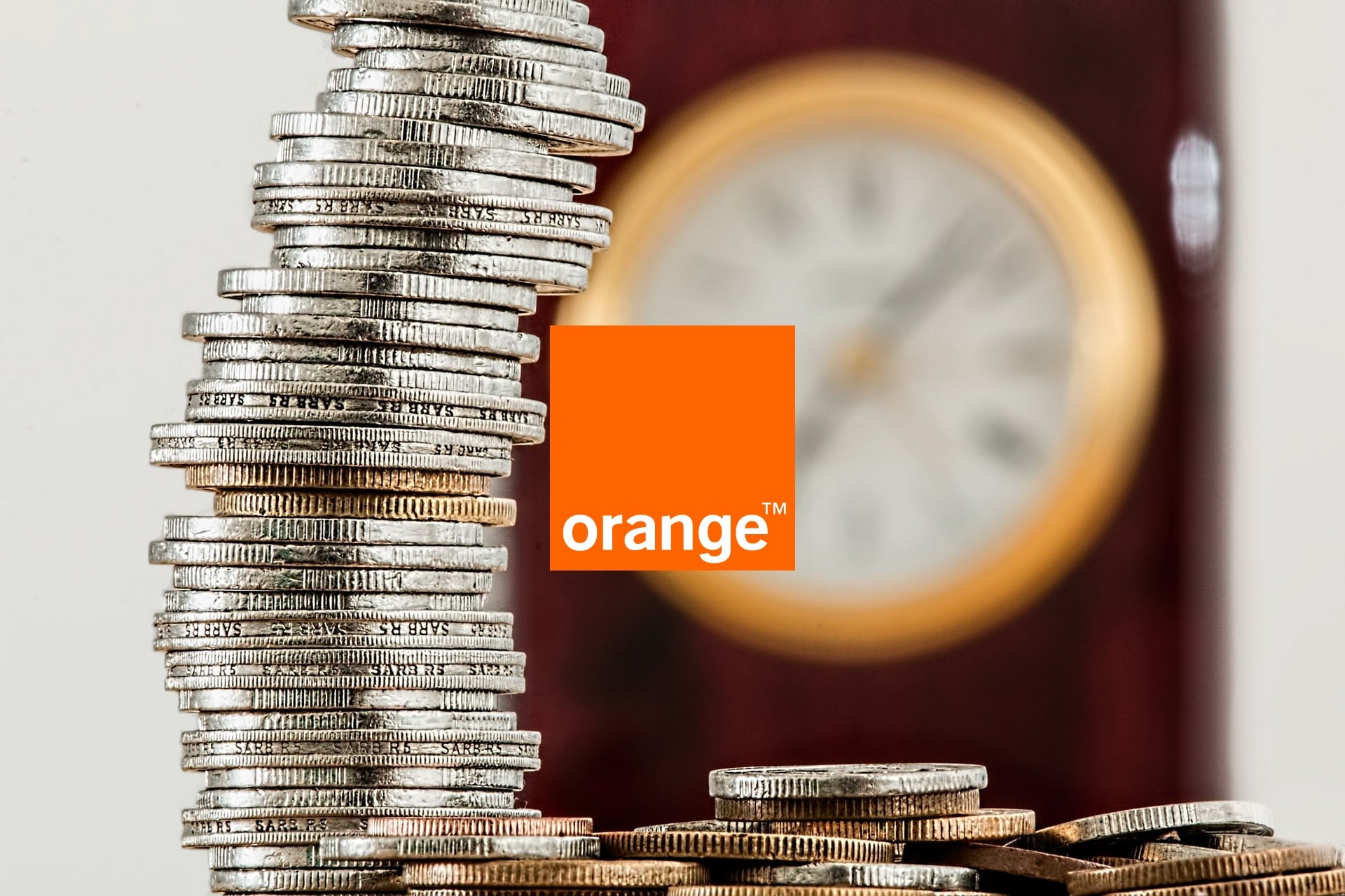 orange logo money pieniądze monety coins