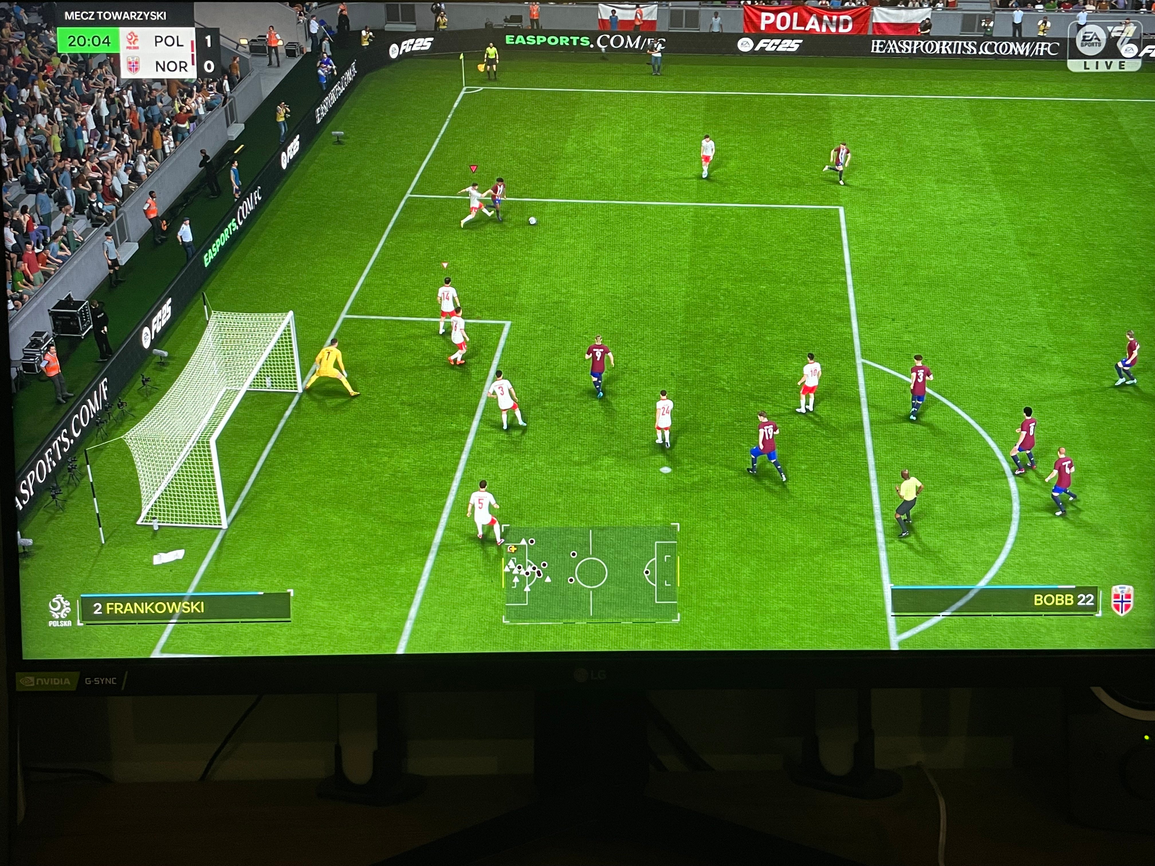 screen z meczu ea sports fc 25