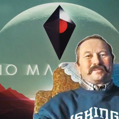 Mój stary to fanatyk wędkarstwa w No Man's Sky