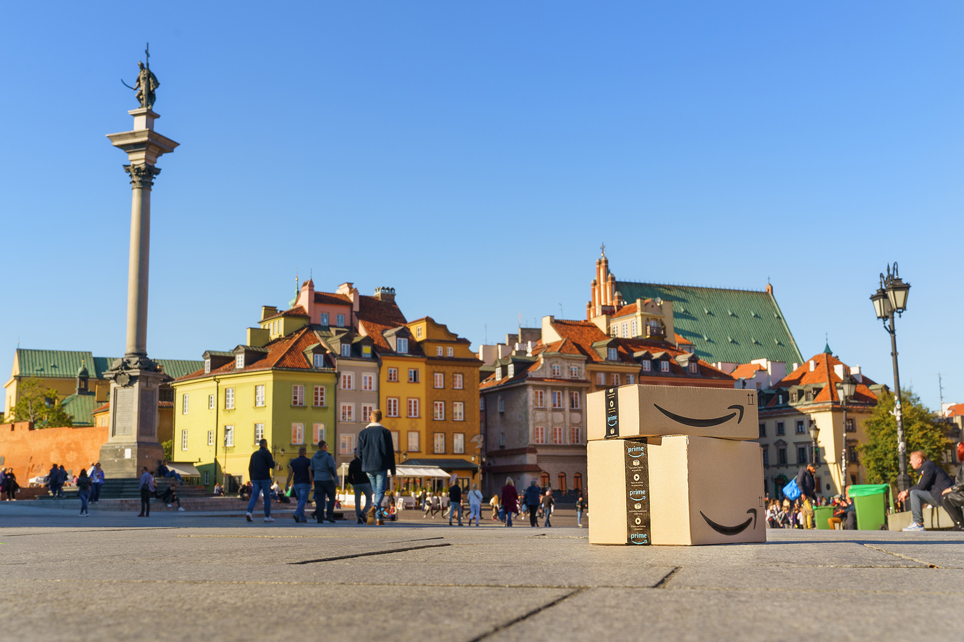 Amazon Prime paczka paczki przesyłka Polska