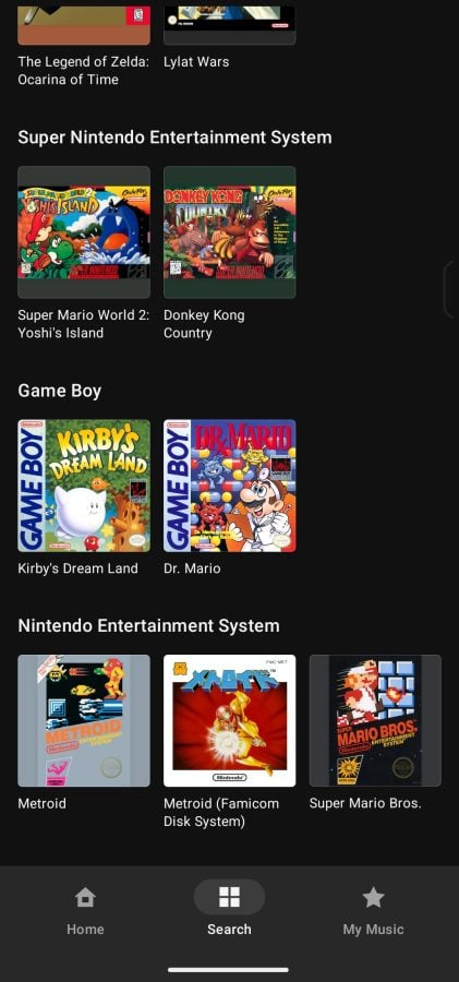 nintendo music