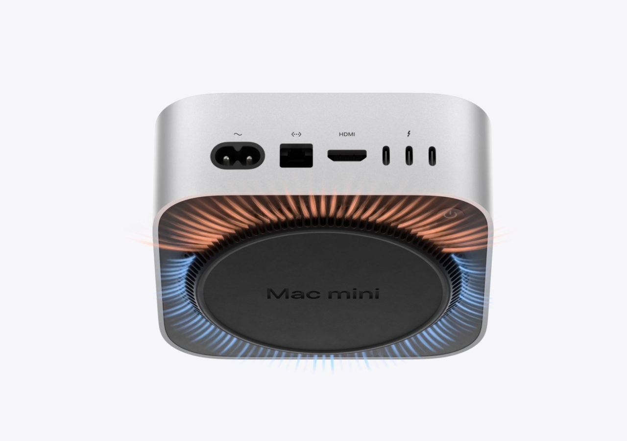 Nowy Mac Mini system chłodzenia