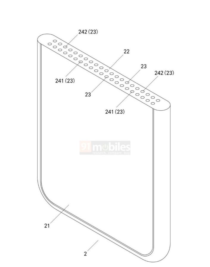 xiaomi patent składany smartfon