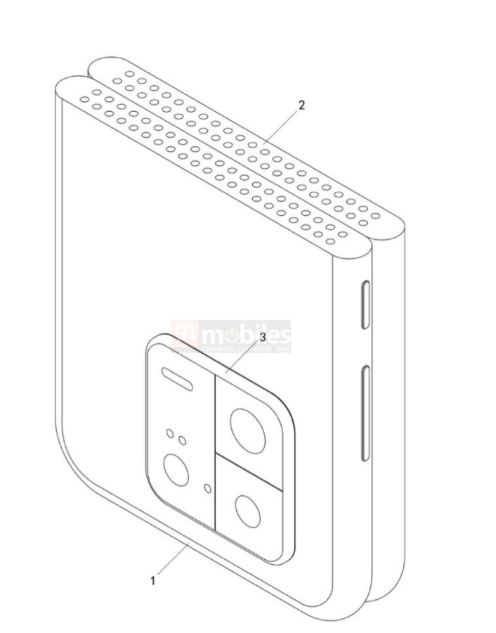 xiaomi patent składany smartfon