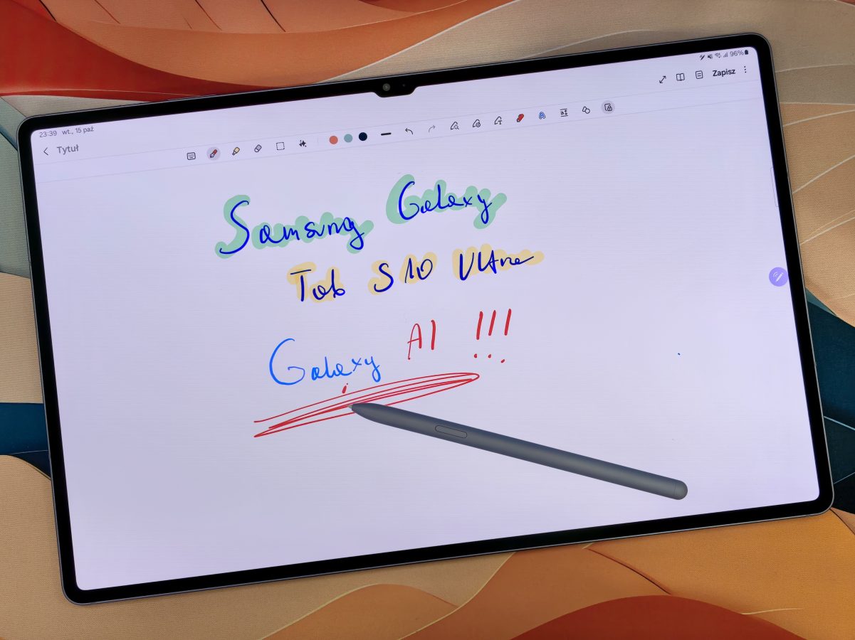 Samsung Galaxy Tab S10 Ultra - tablet z Galaxy AI