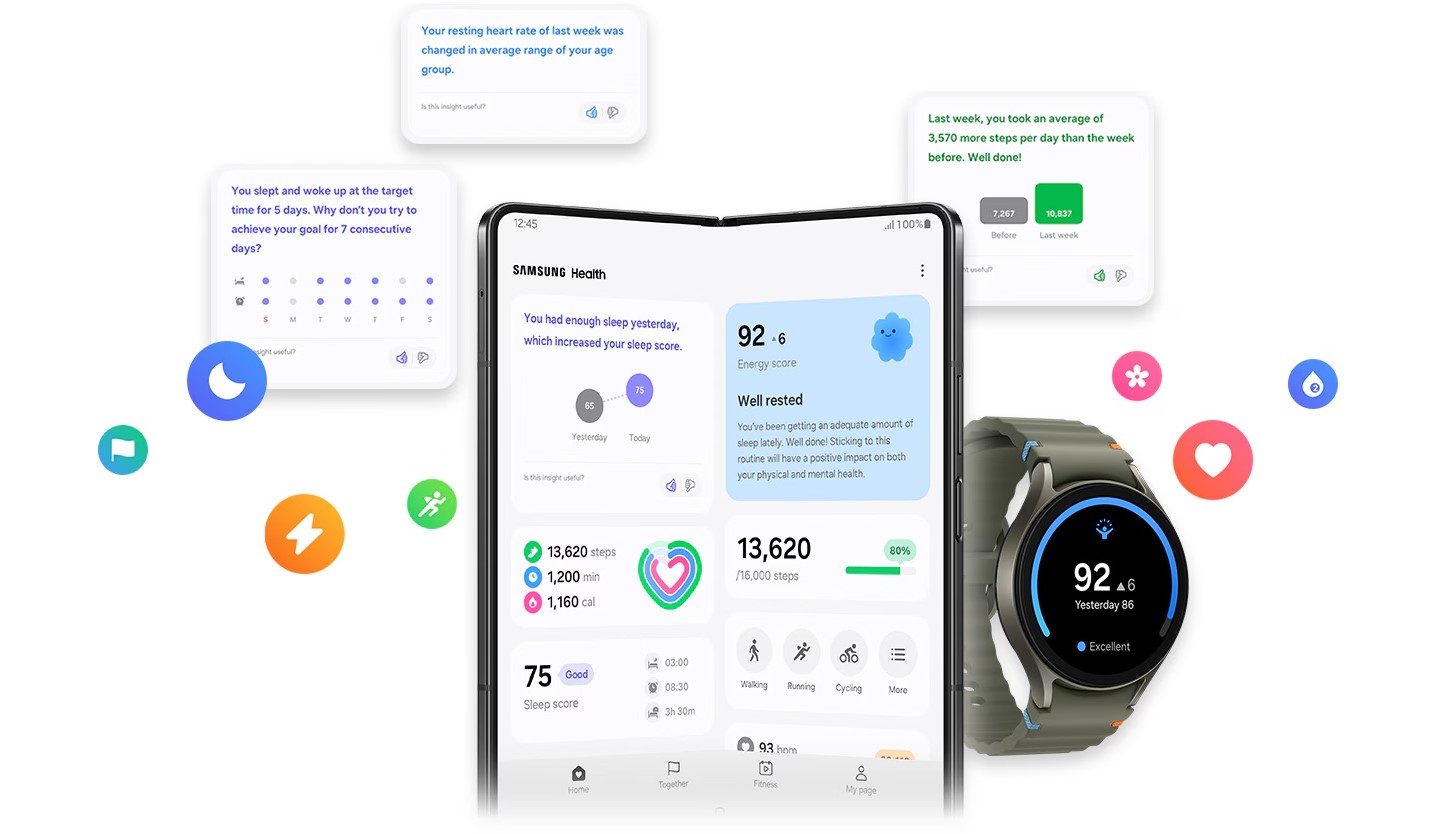 Aplikacja Samsung Health