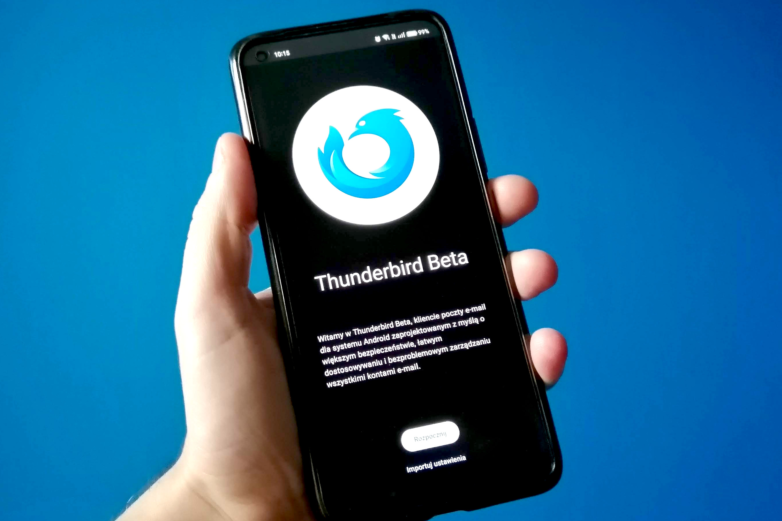 Mozilla Thunderbird Beta Android aplikacja