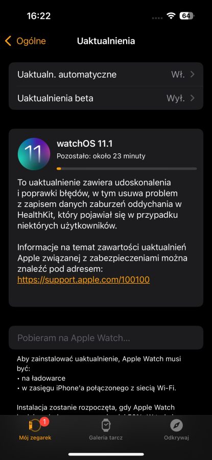 watchOS 11.1