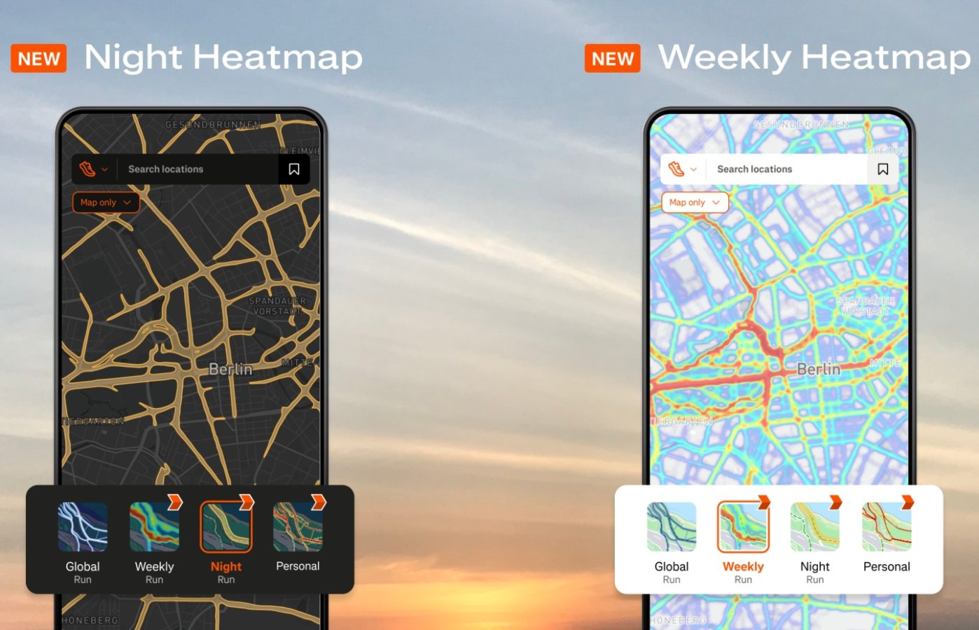 Strava nowe mapy